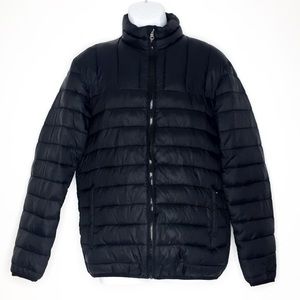 SWISS TECH Men's Black Puffer Jacket Size Small (34/36)